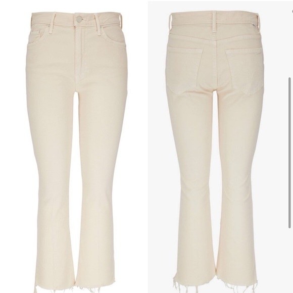 Mother Insider Crop Step Fray (Chalk it Up)